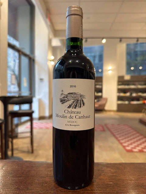 Chateau Moulin De Canhaut Medoc Cru Bourgeois 2016