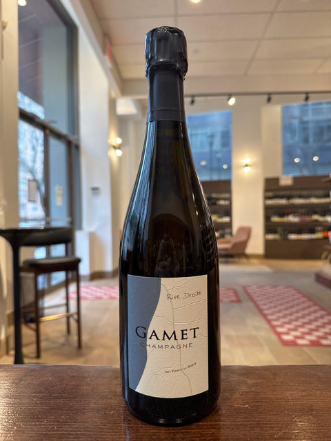 Champagne Gamet Champagne Brut Blanc De Noirs Rive Droite
