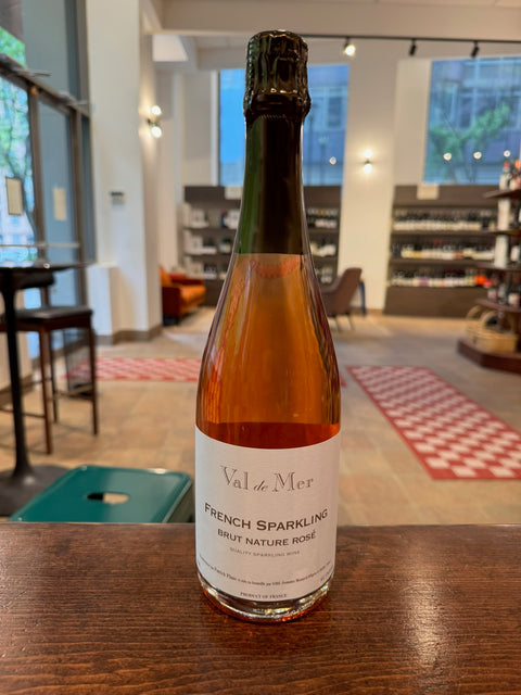 Val De Mer French Sparkling Brut Nature Rose